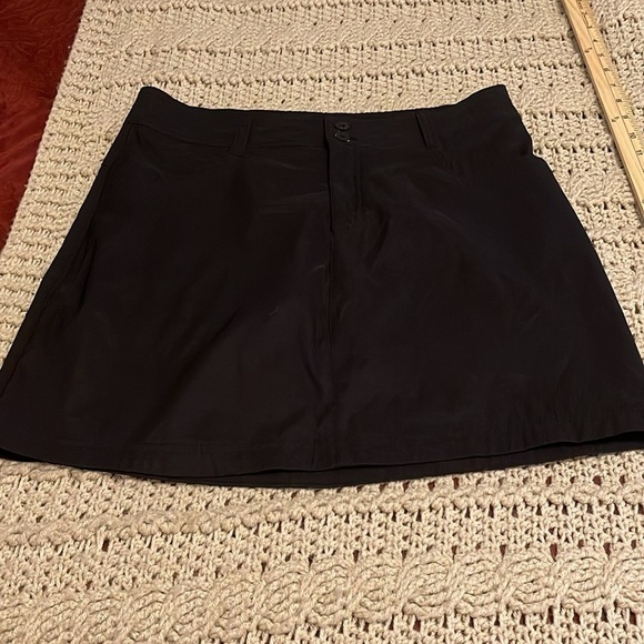 EDDIE BAUER  Skorts 2 pockets, tennis, cheer, ball, WOMEN'S Sz 6‎ black SKIRT - Picture 11 of 11